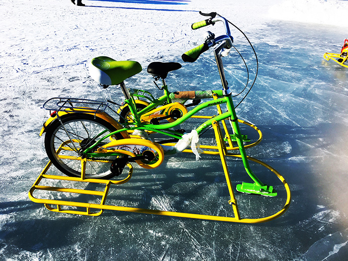 冰上自行车