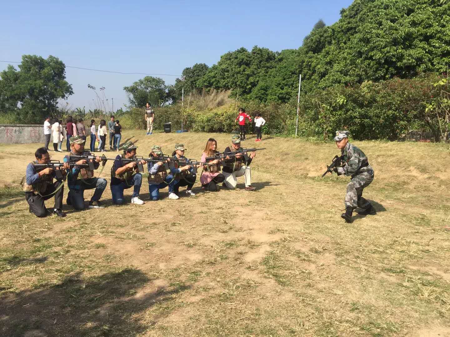 汉川拓展活动军事化,汉川团队建设拓展基地,汉川真人cs拓展